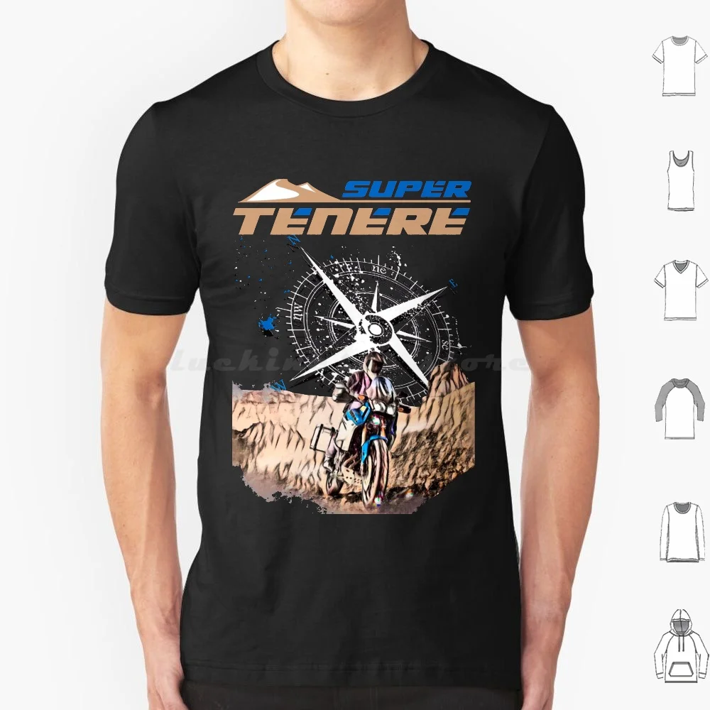 Super Ténéré Xt1200z T Shirt Cotton Men Women DIY Print Motorcycles Big Trail Moto Motorbike Adventure Bikers Motoarte