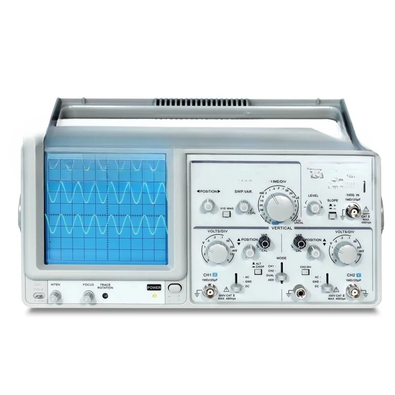

Dual channel digital oscilloscope, TV synchronization