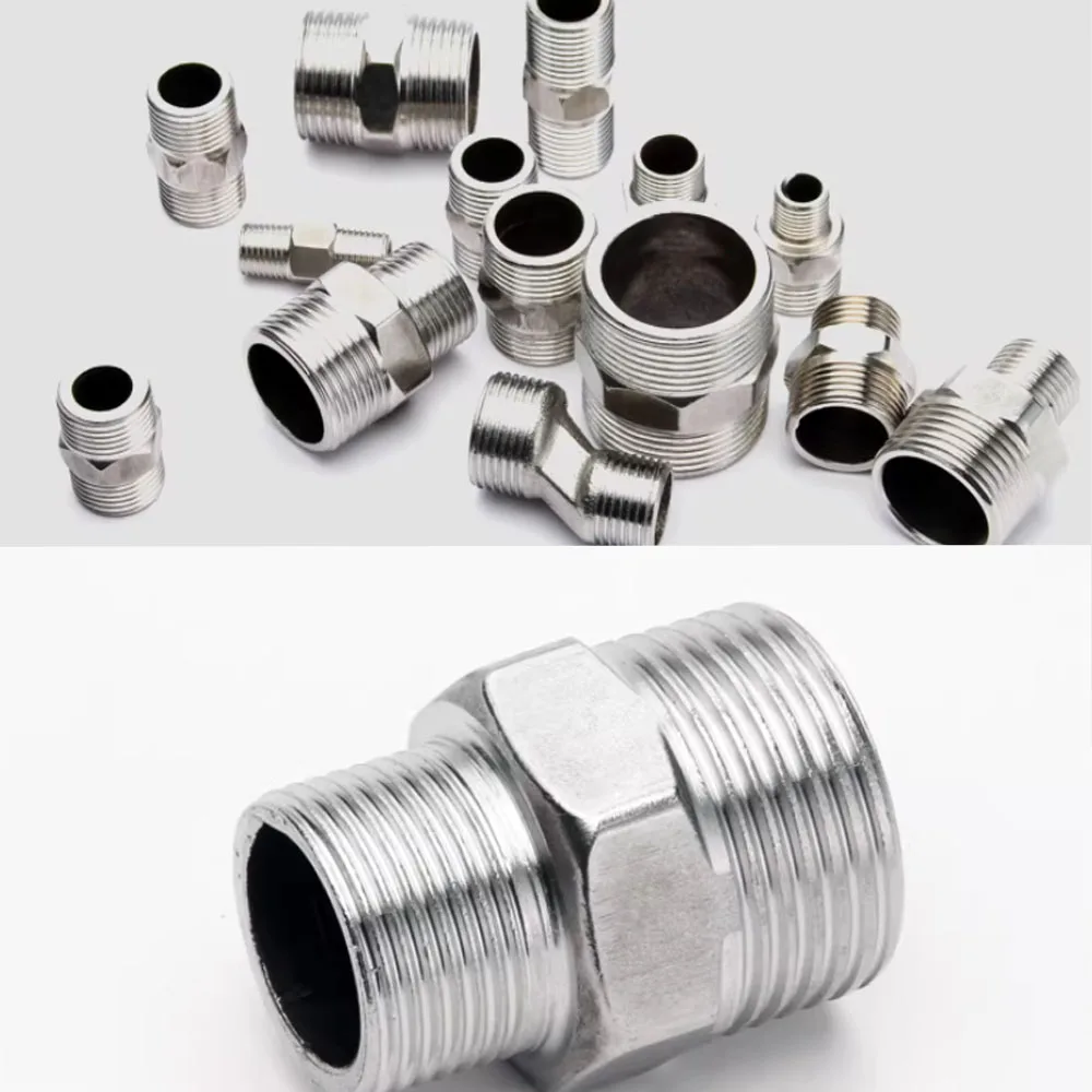 201 Stainless Steel Hex Nipple Fitting 1/2