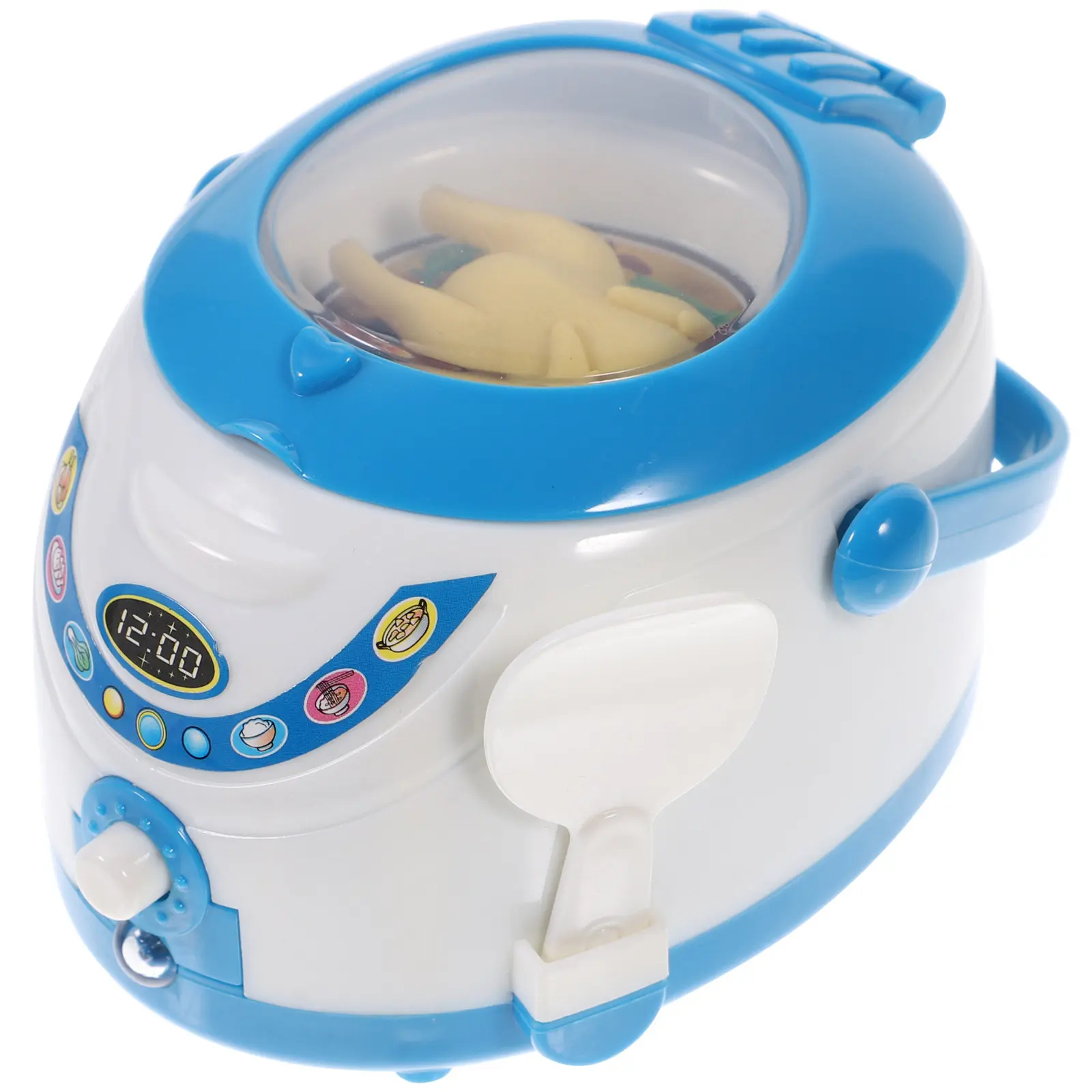 1Pcs Creative Mini Rice Cooker Educational Simulated Furniture Playing House Supply Children Plaything Decorative Desktop Item