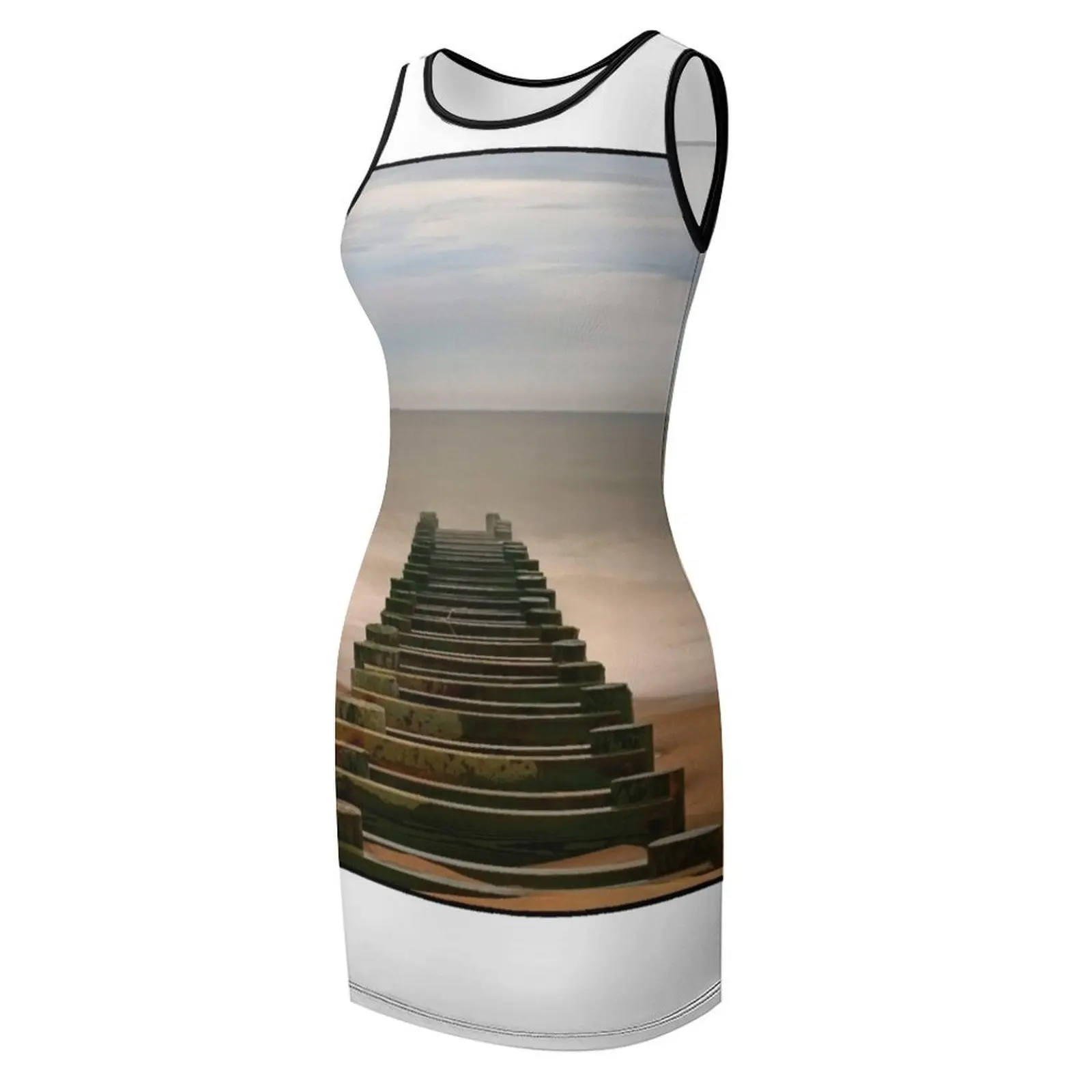 Rehoboth Beach Pilings Sleeveless Sundress dresses for prom Woman dresses