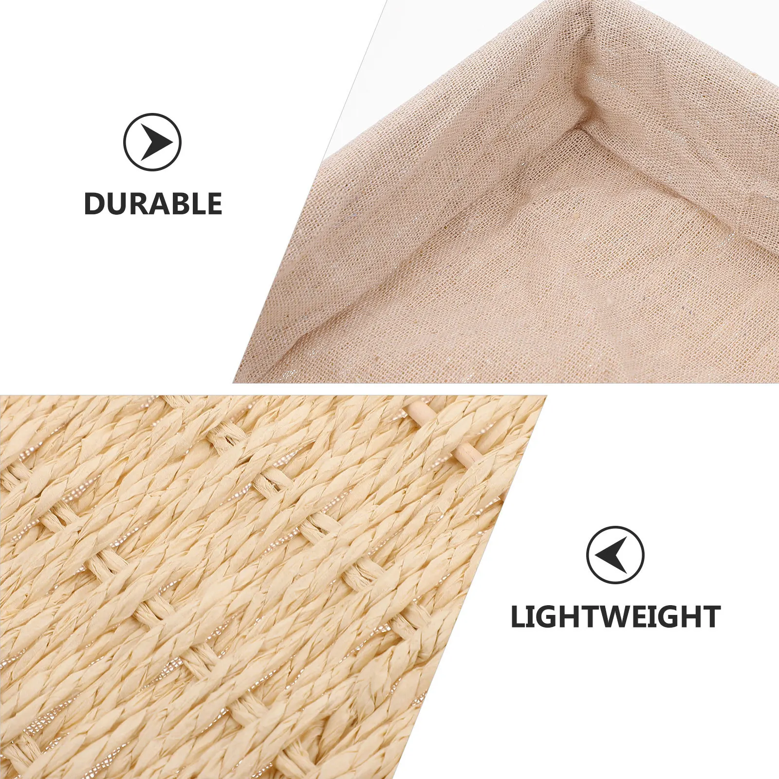 

1Pcs Key Coin Storage Basket Rattan Woven Desktop Organizer Sundries Storage Basket Practical Box Organizing Box