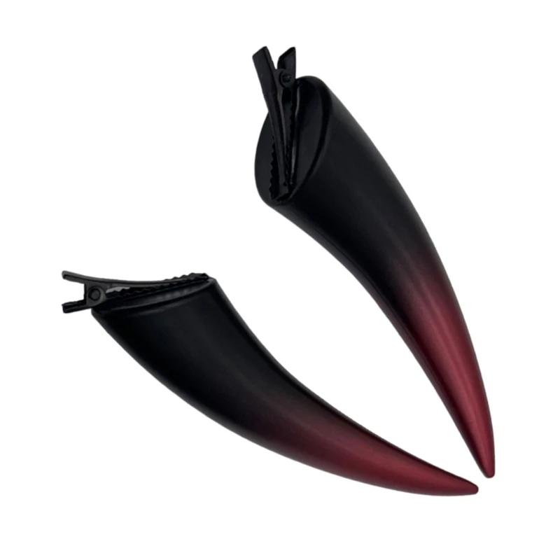 Devil Horn Tornante Party Cosplay Costume Clip capelli Accessori per capelli Halloween Trasporto goccia