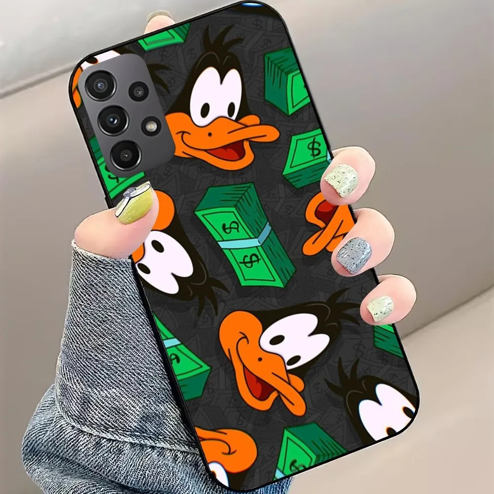 Cartoon Daffy Duck Phone Case For Samsung Galaxy A52 A53 A71 A30 S A72 A73 A80 A91 Shell