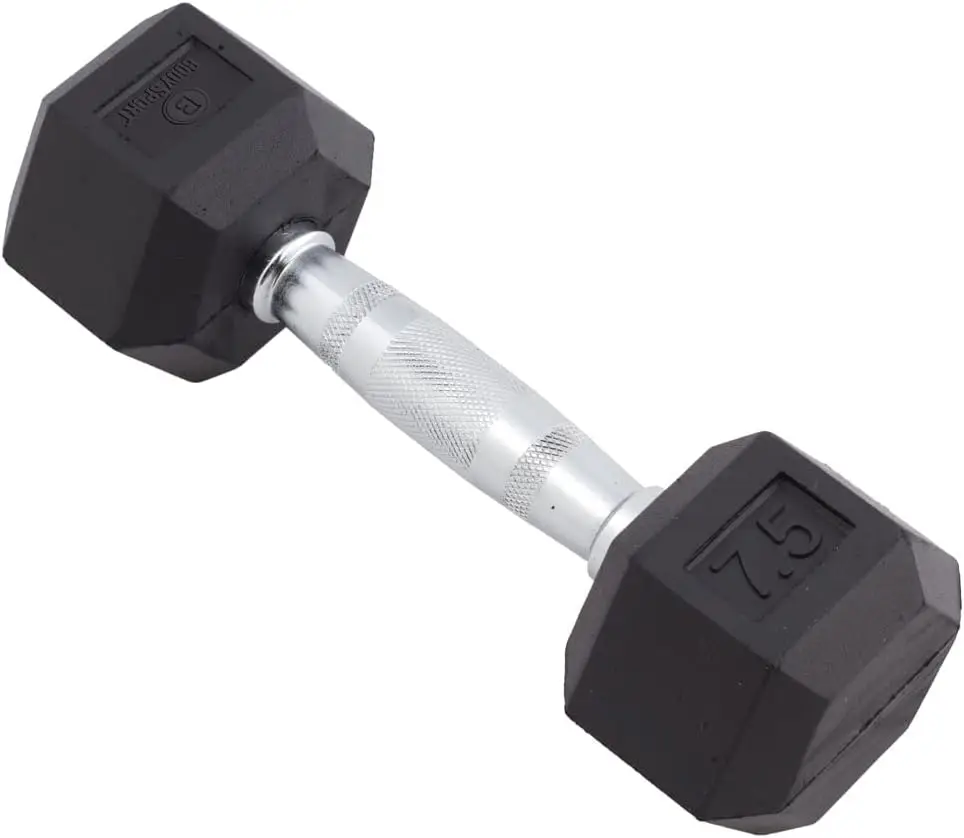 

Гибкая гантель с резиновым покрытием, одинарные гантели 7,5 фунтов — гантели для упражнений — оборудование для силовых тренировок — доступ к домашним тренажерному залі