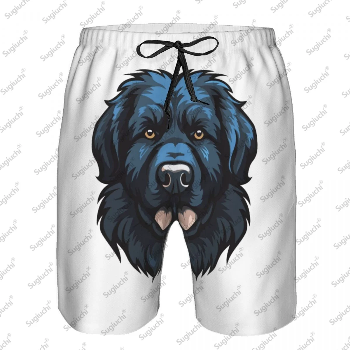 

Мужские плавки для собак Newfoundland, быстрая сухая доска, пляжные шорты, купальный костюм для мужчин, легкие шорты для доски