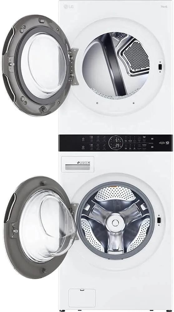 2 in 1 Laundry and Dryer Combo 27 Inch Washing machine 6 cycles, Laundry Center