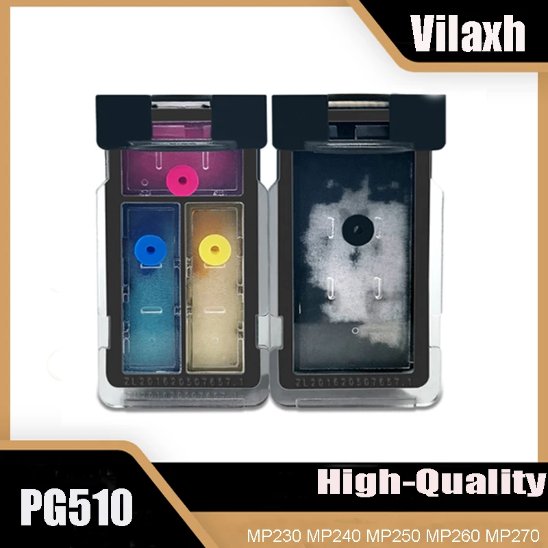 Vilaxh 510XL Ink Cartridges Replacement for Canon PG510 PG-510 PG 510 for Pixma MP240 MP250 MP260 MP270 MP280 480 240