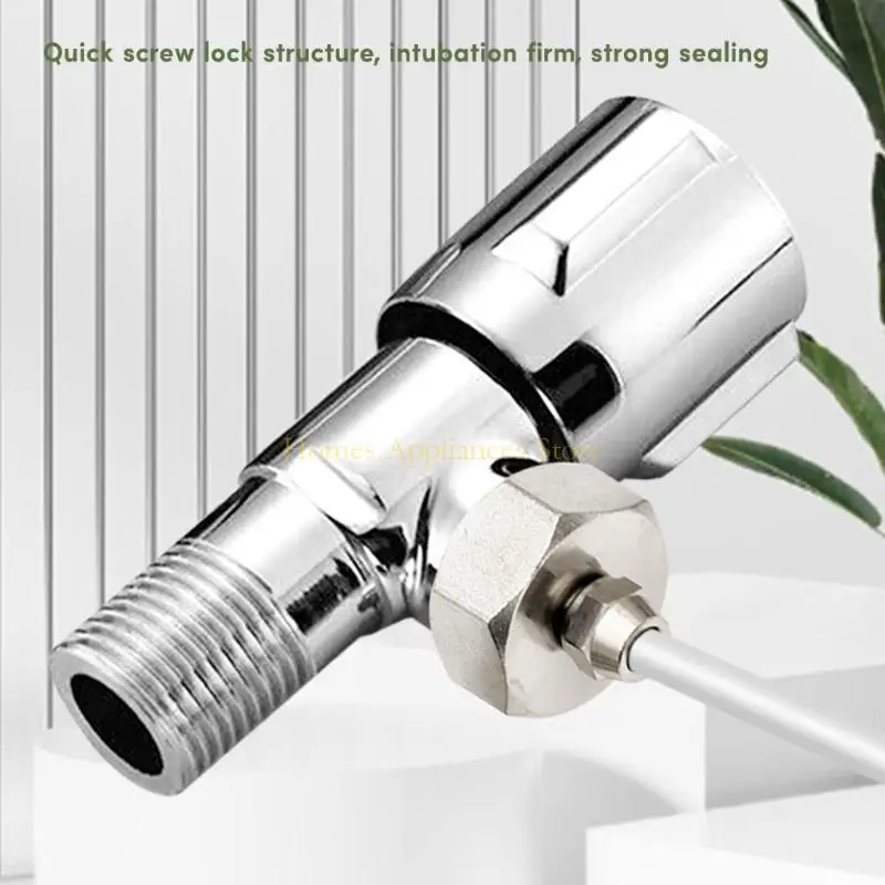 محول صنبور خراطيم الماء D0AB 3/4 تركيب مع مرفق غسالة مطاطية لتزويد الحمام بالمطبخ