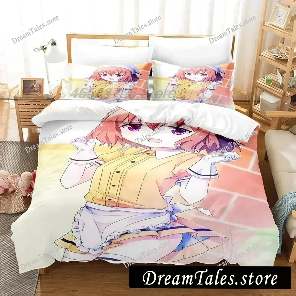 

2025 3D Print Anime Kawaii Girl Blend S Bedding Set Single Twin Full Queen King Size Bed Set Adult Kid Bedroom Duvet cover Sets