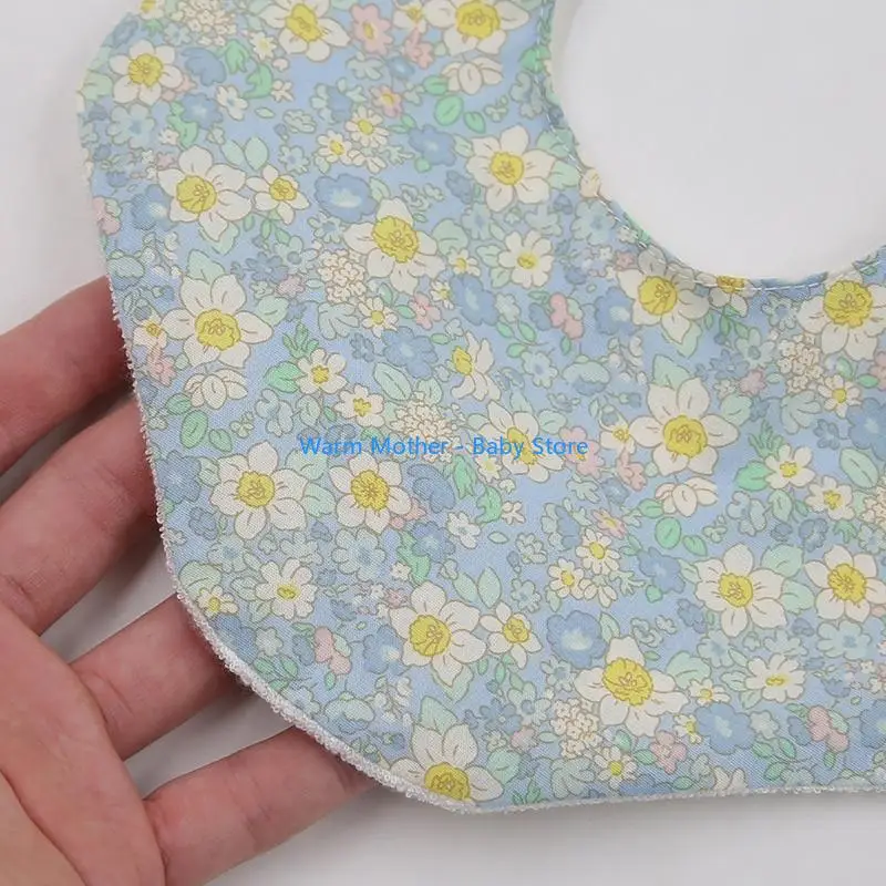 

Drooling Bib Cotton Burp Cloth Comfortable Infants Baby Teething Bib for Nursing 57QE