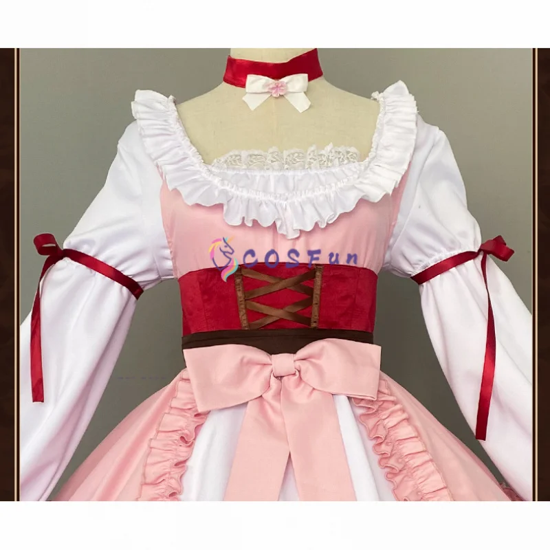 أزياء هونكاي إمباكت 3 إليسيا التأثيرية للهالوين وأعياد الميلاد كرنفال لعب الأدوار فستان كوميك كون لوليتا COSFun #5