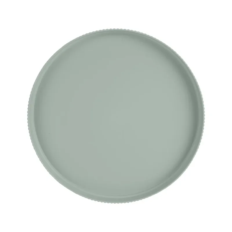 

Мягкая тарелка для ужина из переработанного материала, цвет морской зелени, 10 дюймов