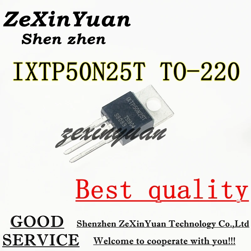 10PCS/LOT IXTP50N25T  IXTP50N25 50N25 TO-220 MOS tube N channel 250V 50A  Best quality