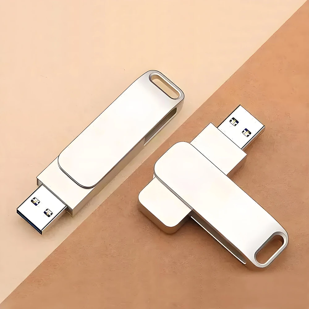 10 Pieces Zinc alloy Rotation USB flash drive Case Shell they suitable for general PCBA board Metal shell No memory chip