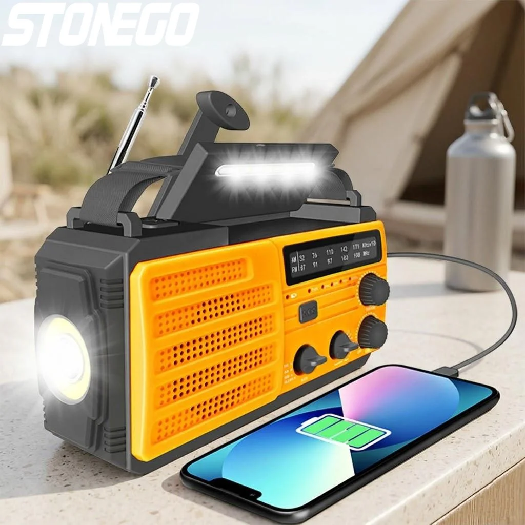 lampe-torche-led-rechargeable-a-manivelle-solaire-radio-lumiere-d'urgence-equipement-de-survie-en-plein-air-protection-de-securite