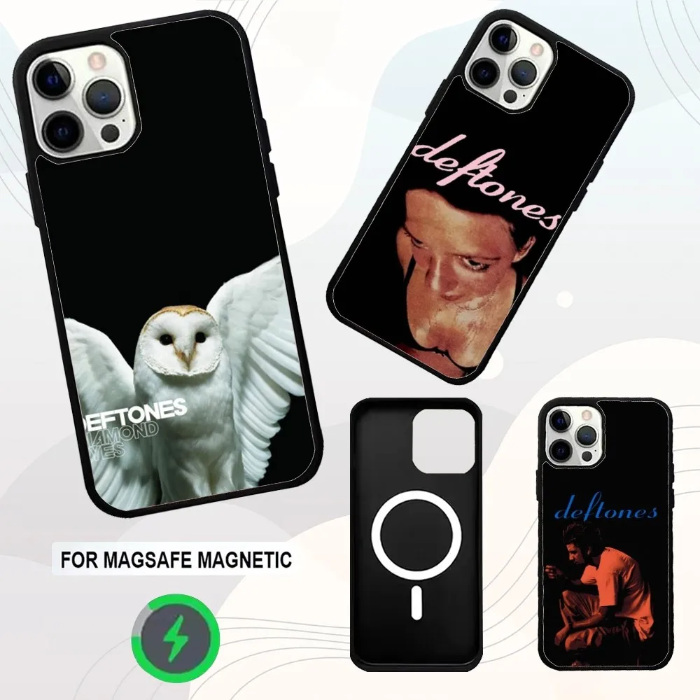 

Band D-Deftones Phone Case For iPhone 16e,16,15,14,13,12,11,Plus,Pro,Max,Mini Magsafe Magnetic Wireless Charging