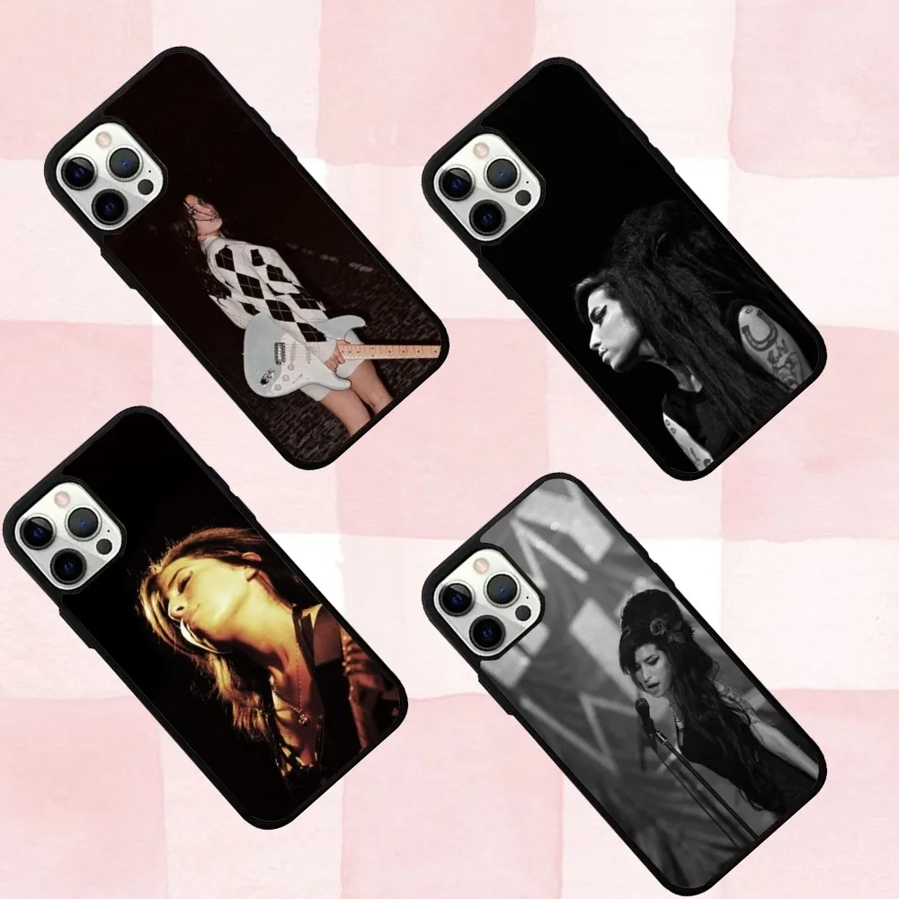 

A-Amys Singer W-Winehouses Phone Case For IPhone 16,se4,15,Pro,Max,Case 14,Plus,13,12,11 Magesafe Magnetic Wireless Charge Cover