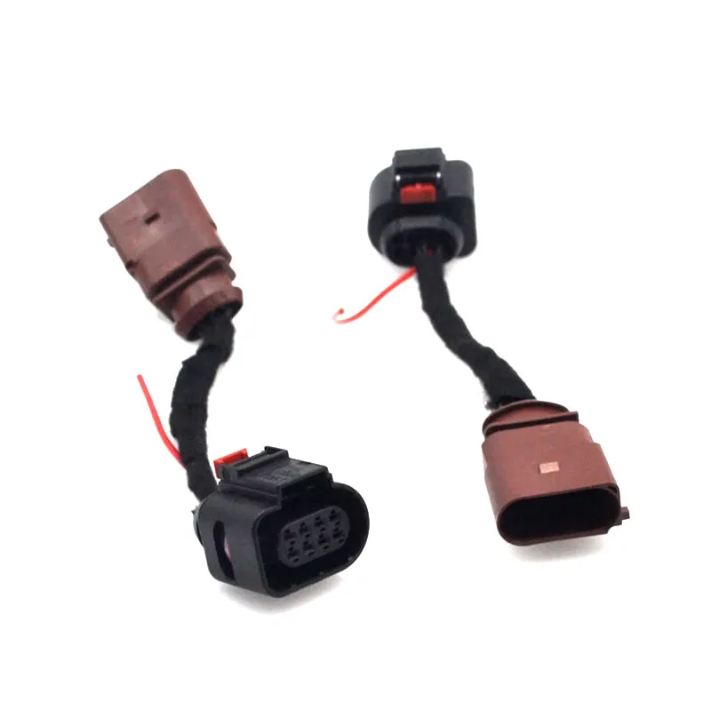 2x Retrofit facelift LCI Led Tail light cable adaptor hareness For cayenne
