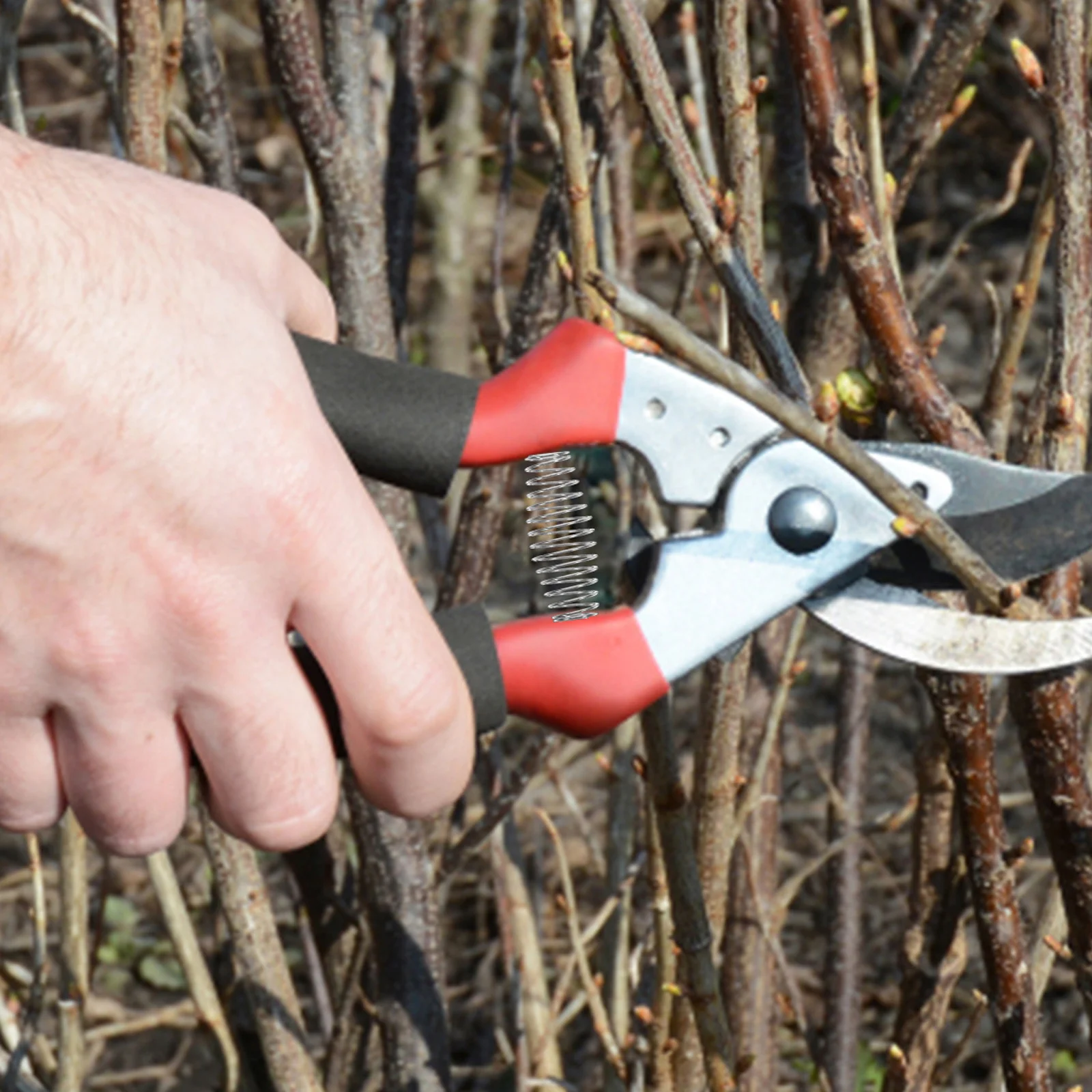 12 قطعة المقلم عالية المتانة القص الربيع سهلة التركيب حديقة كليبرز الينابيع إصلاح إصلاح أداة المقلم القص الربيع