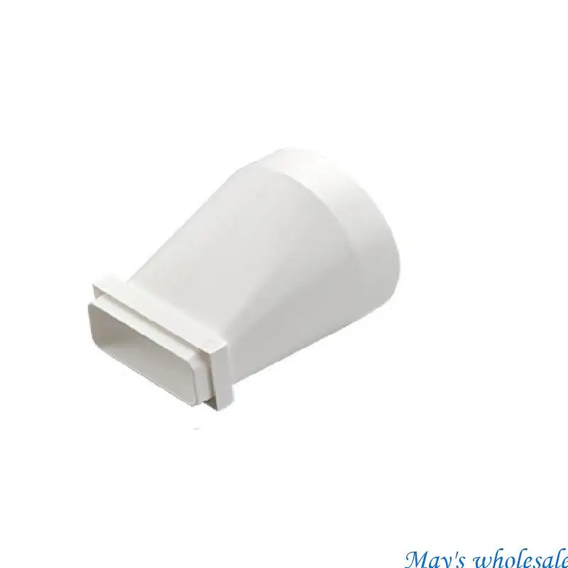 

Rectangular to Round Straight Channel Connector Dryer Vents Hose Adapters Ventilation Duct Converter Vents Accessory 448A