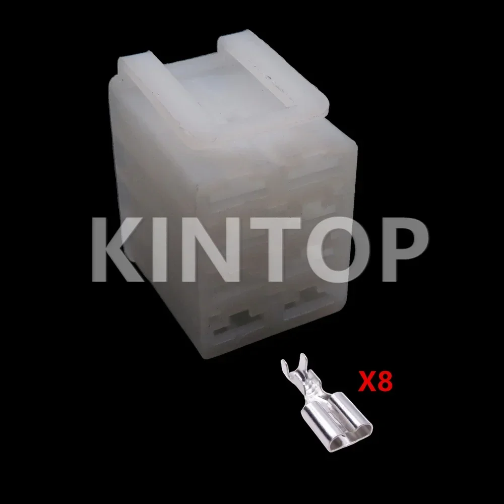 1 Set 8 Pins AC Assembly Auto Excavator Rocker Switch Wire Socket Auto Plastic Housing Cable Connector