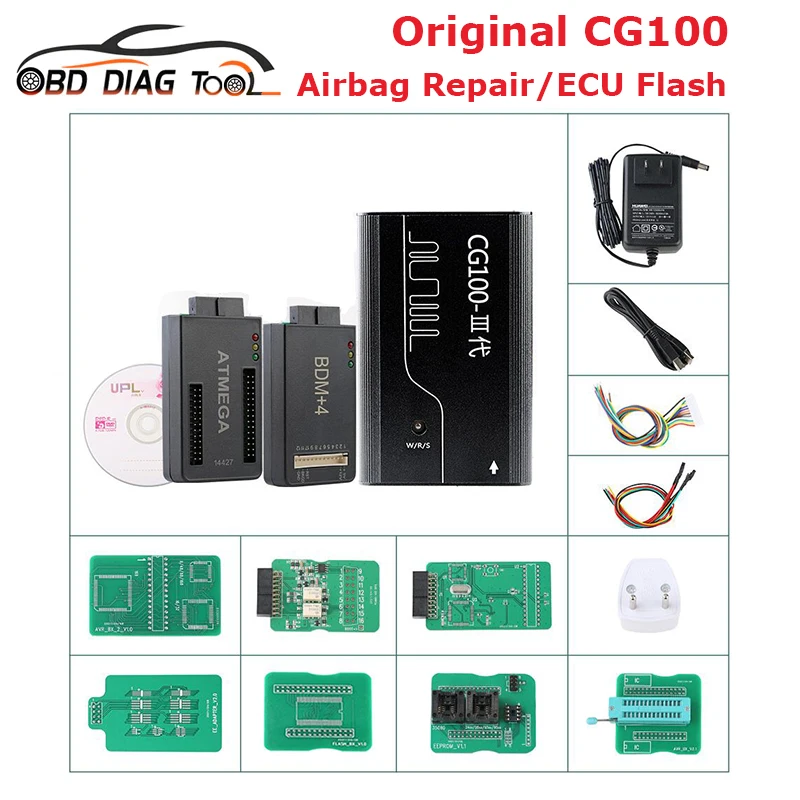 CG100 PROG III โปรแกรมเมอร์สำหรับการซ่อมแซม ECU และการกู้คืนระบบ Airbag ที่มีประสิทธิภาพสูงสุดในตลาด