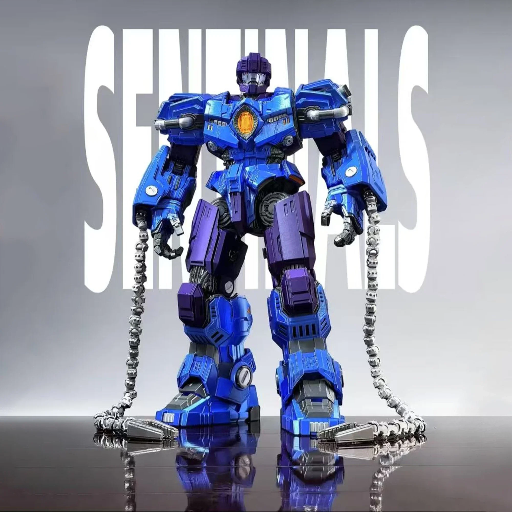

3D Printed Sentinel Robot & Galactus Model Toys - Assembled Finished Action Figures with Articulated Joints