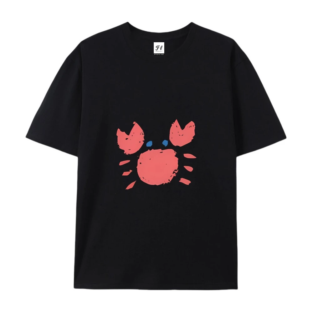 Nuovo stile di abiti per madre e figlio fritti di strada, maglietta a maniche corte con decorazione per la famiglia di madre e figlia