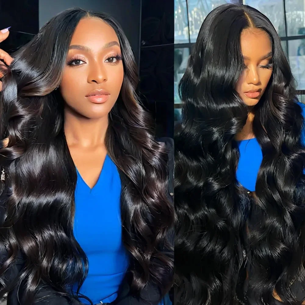 Transparent 13x4 Body Wave Lace Front Wig.High-quality 10A Grade Brazilian Human Hair, Designed for Women, Density of 200%