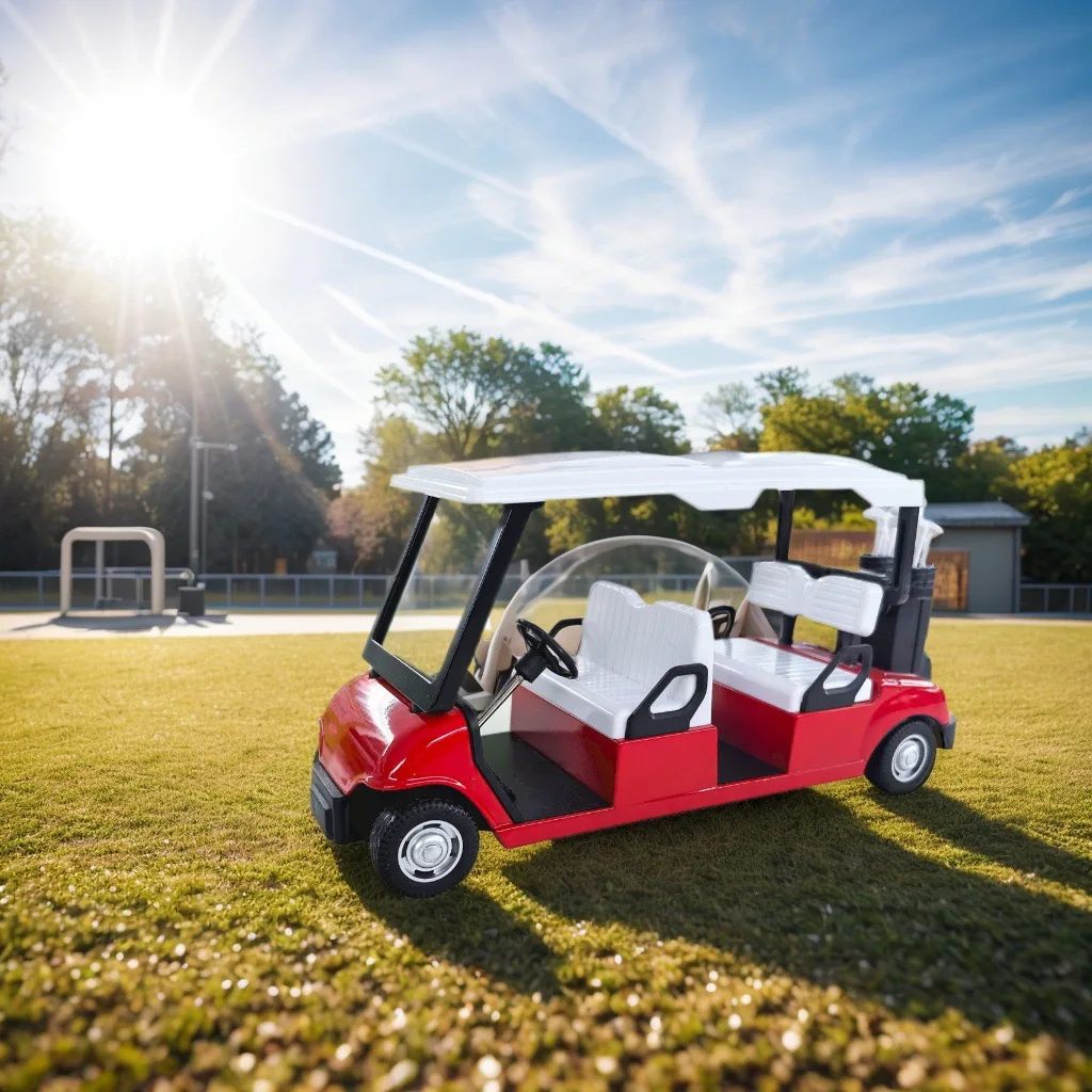 

Three options available: extended double-seater golf car toy model, outdoor creative display toy model, with rebounding function