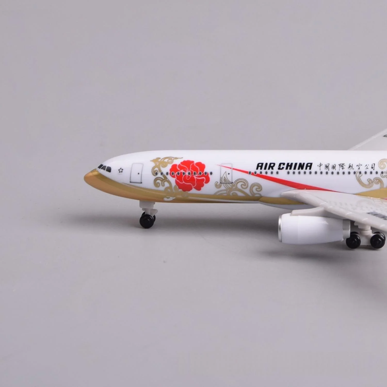 Air-bus A330 Air China Zijin 330 ABS 20CM Scale Plane Model Adults Fun Miniature Airplane With Stand Enthusiasts Gifts