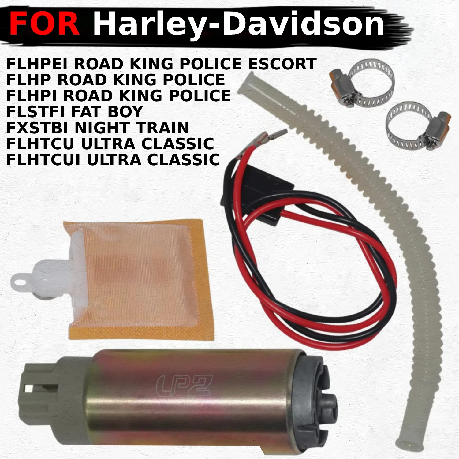 

Motorcycle Fuel Pump For Harley-Davidson FLSTFI FAT BOY NIGHT TRAIN / FLHTCU ULTRA CLASSIC / FLHPI FLHPEI FLHP ROAD KING POLICE