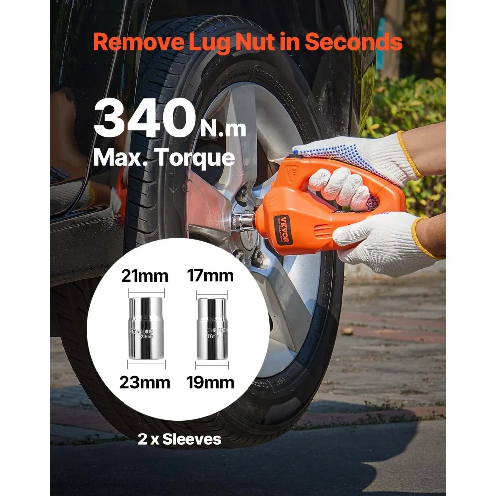 مقبس مقص كهربائي VEVOR 5 ألوان مع منفاخ، 12 فولت لتغييرات الإطارات