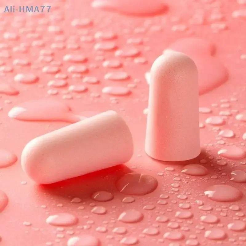 24/60/120pcs Bullet Type Memory Cotton Earplugs Anti-Noise Abatement Sleeping Sound Insulation sleep Noise Prevention Ear Plug