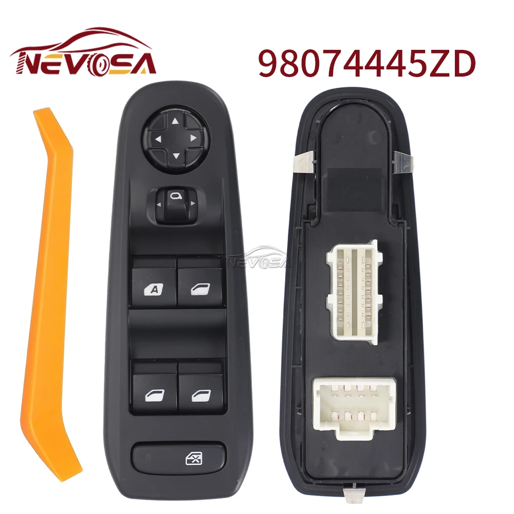 16+8Pins For Peugeot 208 301 308 408 Electric Power Window Glass Lifter Control Button Regulator YL010394ZD 98074445ZD