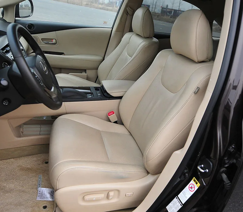 For Lexus RX 270 350 400h 450h 2009 2010 2011 2012 2013 2014 2015 Custom Leather Car Seat Covers Interior Protector Accessories