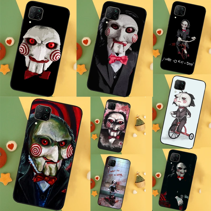  Saw Jigsaw Puppet Case For Huawei P20 P30 P40 Lite Nova 11 Pro 9 10 SE 3i 7i 11i 5T Y60 Y61 Y90 Y91 Y70 Cover