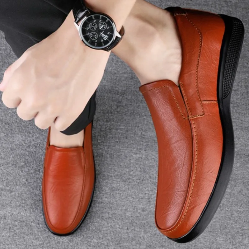 High Quality Men's business casual leather shoes breathable comfortable shoes popular classic dress shoes men Zapatos De Hombre