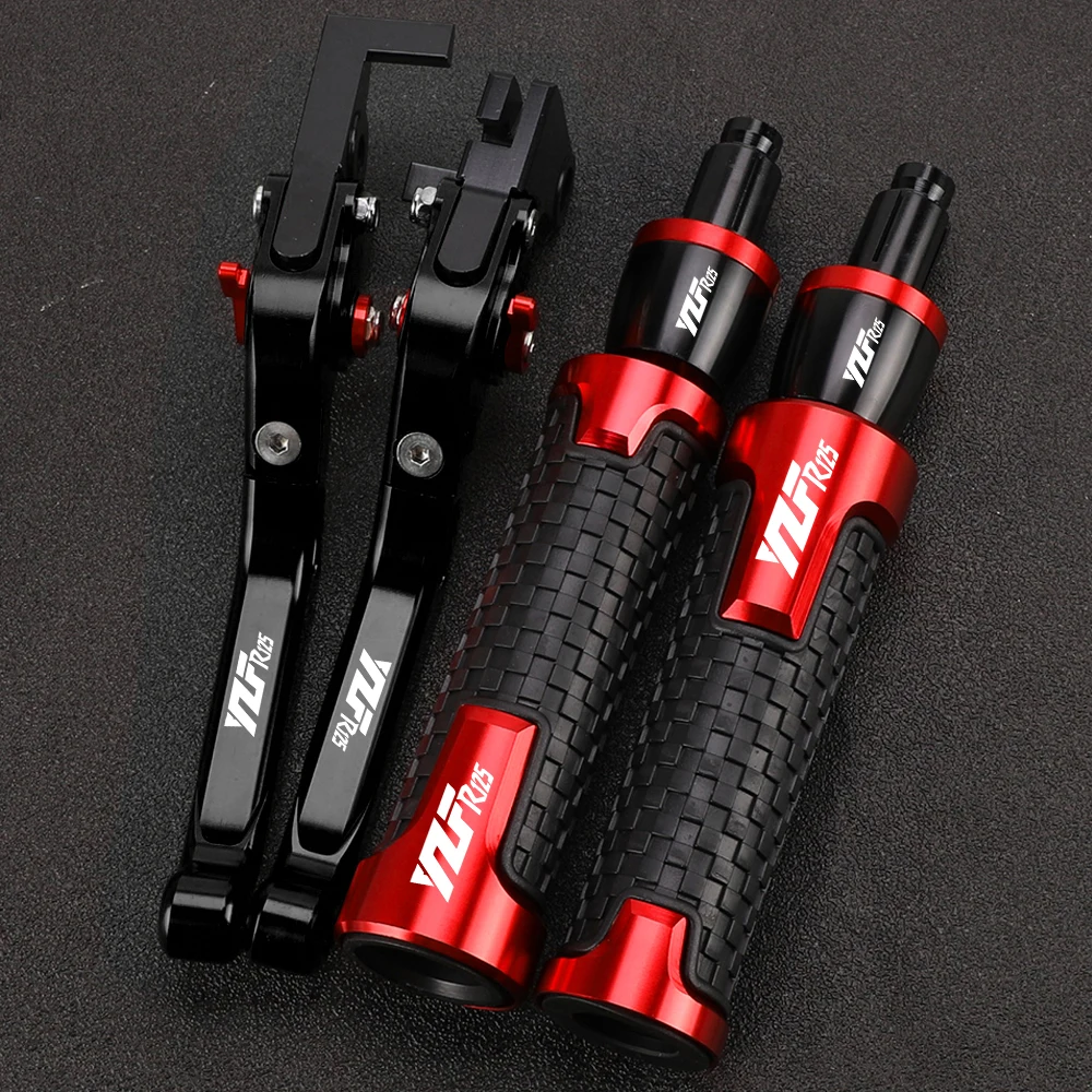 

For Yamaha YBR125 2005 -2014 Handgrips Extendable YBR 125 Brake Clutch Levers Handlebar Grips Handle Ends 2013 2012 2011 2010