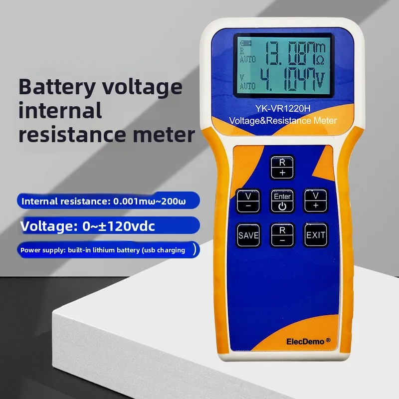 

Lithium Battery Charge And Discharge Tester Detecting Lithium Battery Meter High Precision Group Polymer Battery Cell Wood Block