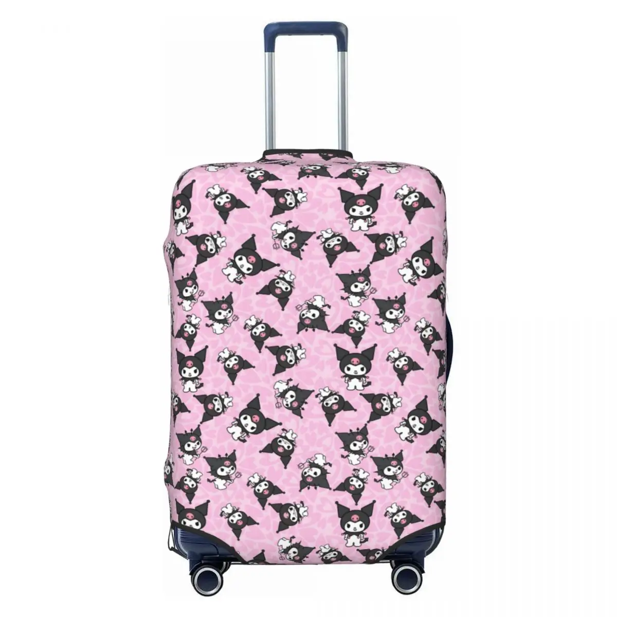 

Custom Fashion Kawaii Kuromi Cute Print Luggage Cover Protector Dust Proof Kawaii Cartoon Movie Design Travel Suitcase Covers