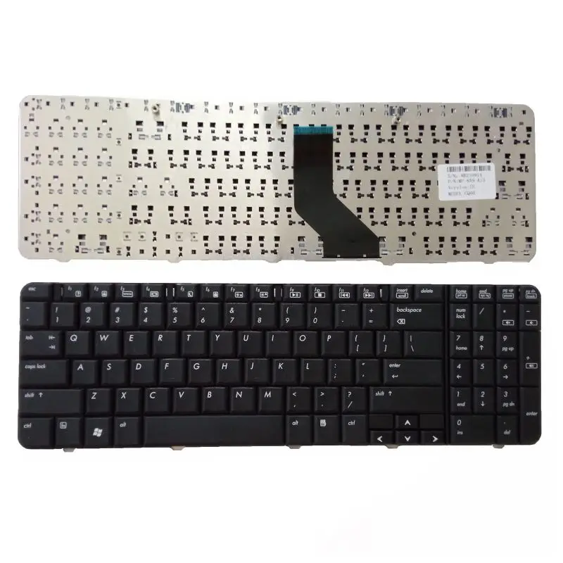 NOVO PARA HP Compaq CQ60 G60 496771-001 NSK-HAA01 EUA teclado de laptop preto