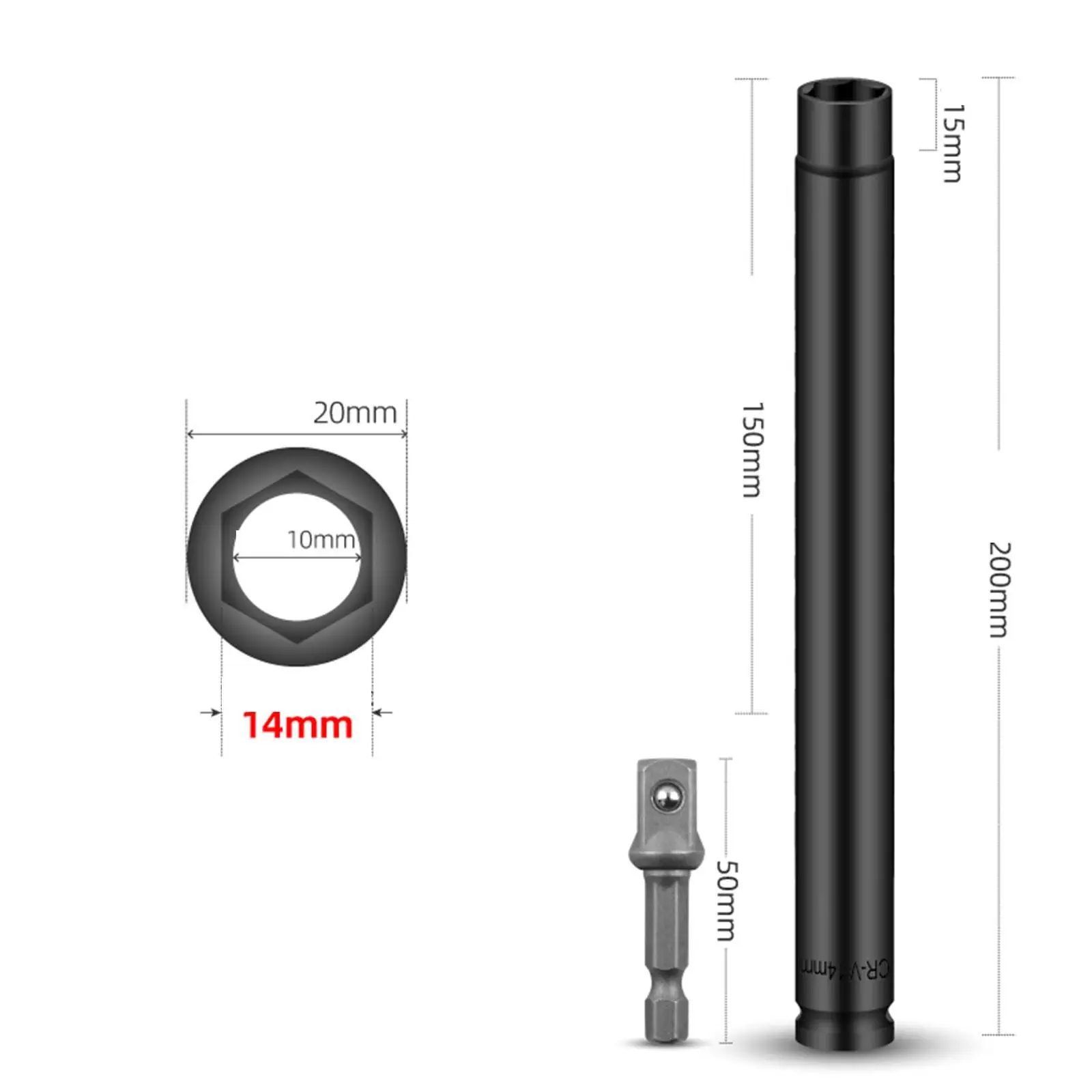 Zestaw akcesoriów do adapterów gniazd stalowych do napraw samochodowych i prac mechanicznych