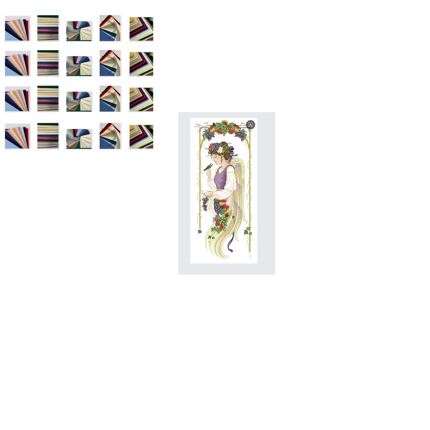 

Набор для вышивки крестом DIY Набор-Королева фруктов Украшение Набор для вышивки крестом Новые поделки Ручная вышивка