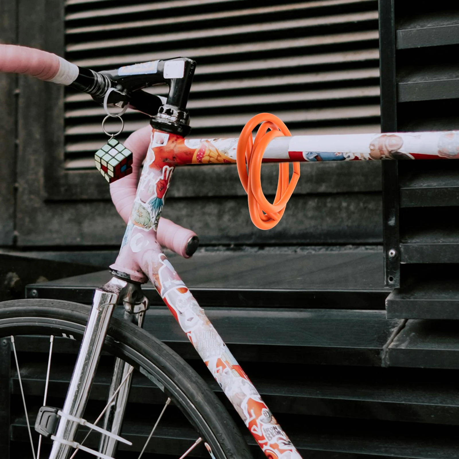 

Soundproof Cotton Sponge Tube for Bike Cable Housing Anti-Noise Vibration Reduction Orange Road Mountain Bicycle Wire Pipe