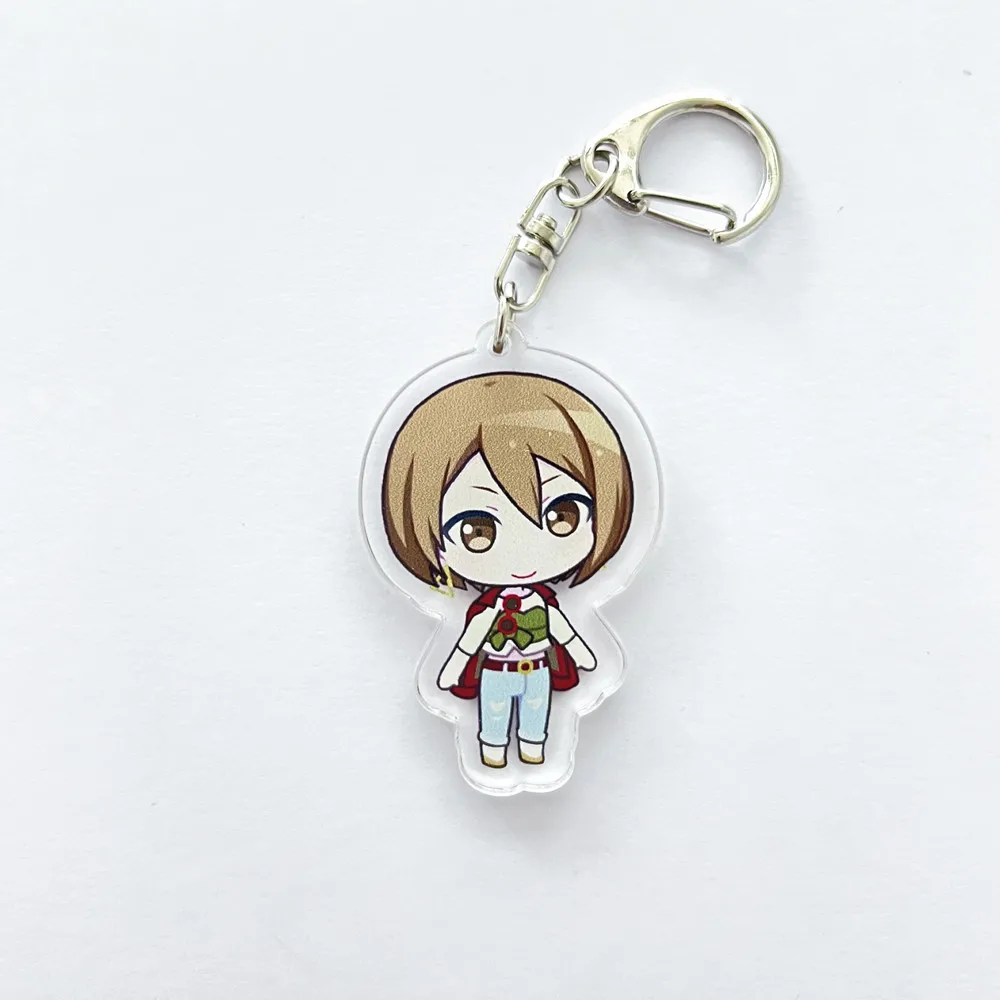 PJSK Project Sekai Colorful Stage Len Rin Character SD Keychain Cosplay Acrylic Keyring Two-sided Key Chain Pendant Accessories image 5