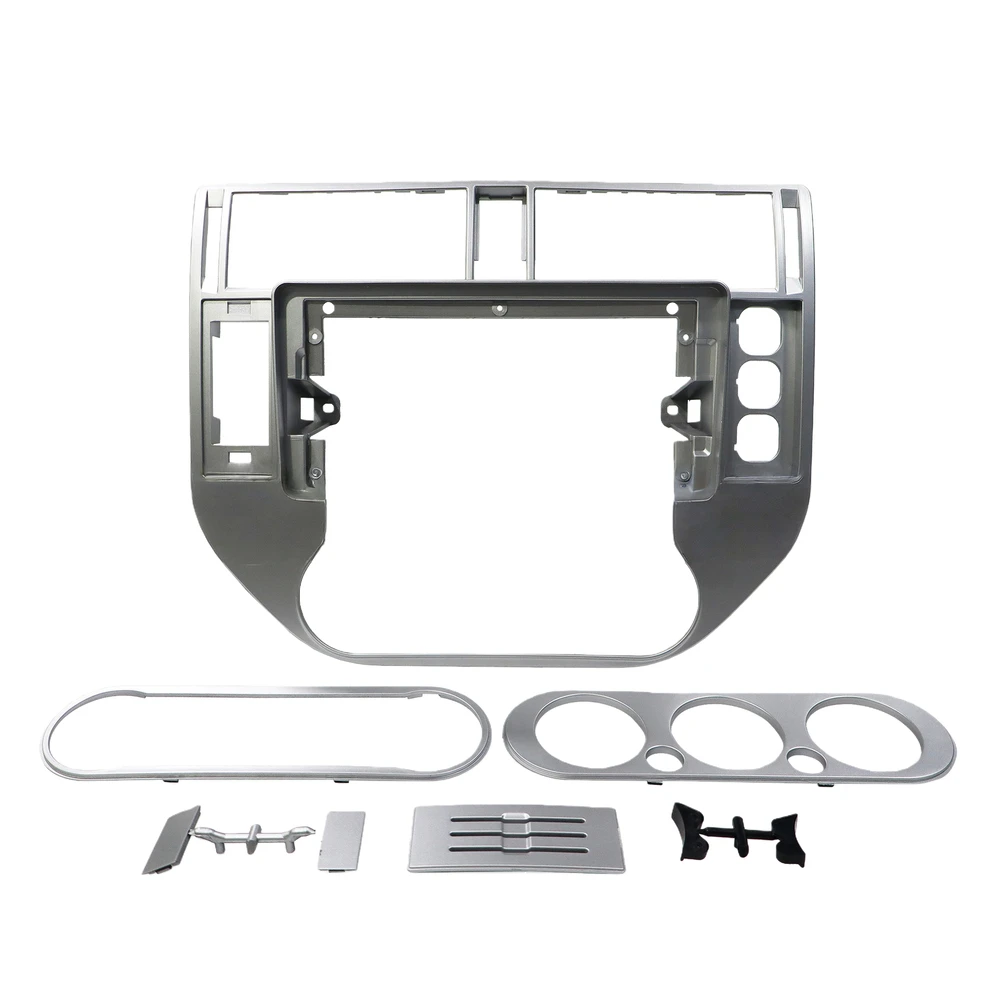 

Replacement Navigation Bezel Panel for Ford For Explorer For Kuga For MK1 0812 Silver ABS Material Easy Install
