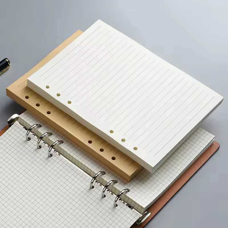 45 Sheets A5 A6 A7 Loose Leaf Notebook Refill Spiral Binder Inner Page Line Blank craft  Grid Inside Paper Stationery - Image 2