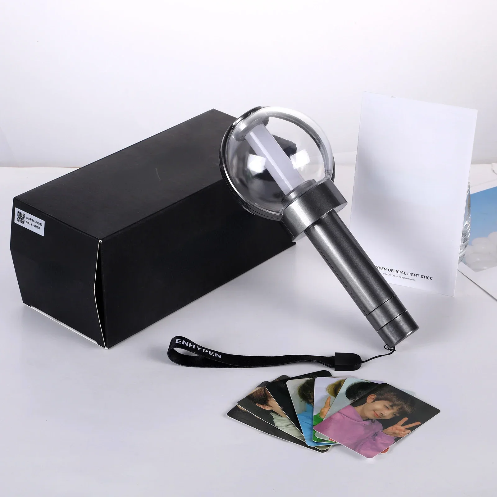 FOR NEW Kpop  Lightstick with LOMO Cards Offcial Concert Light Stick Bluetooth-Compatible